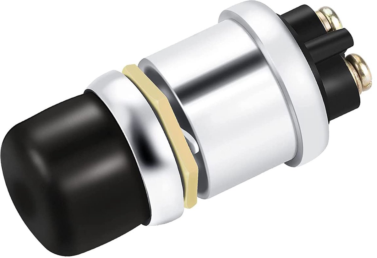 Motorstartknop, Waterdichte Kortstondige Startschakelaar, 12V/24V Contactschakelaar voor Auto Vrachtwagen Boot RV ATV