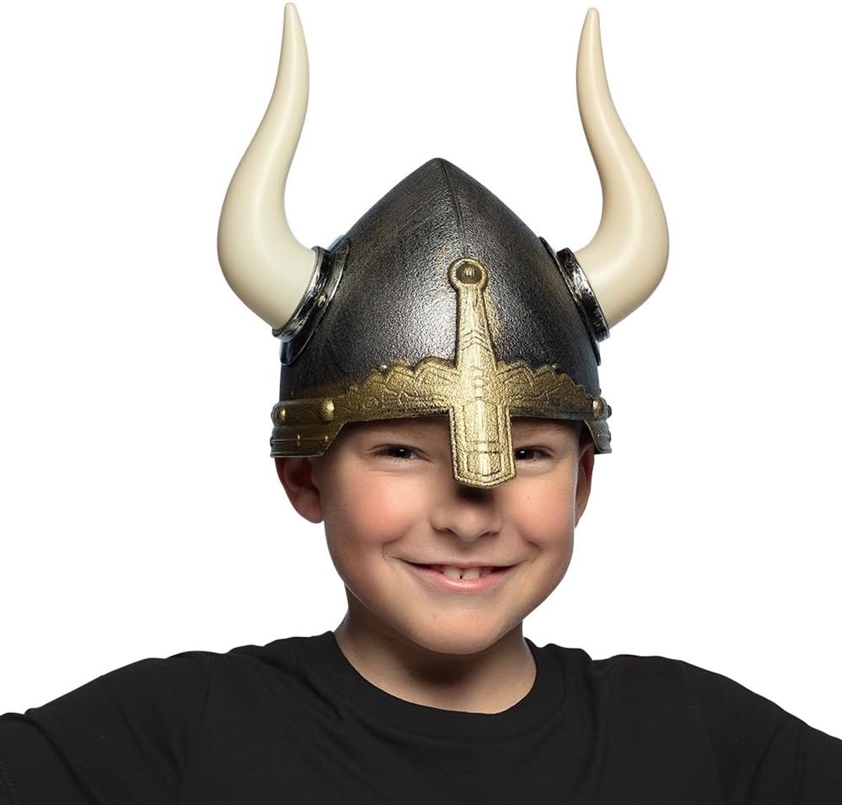 - Casque viking Arne pour enfants, cornes amovibles | Chapeau pour déguisements, carnaval, cosplay et soirées à thème, guerrier scandinave, gladiateur
