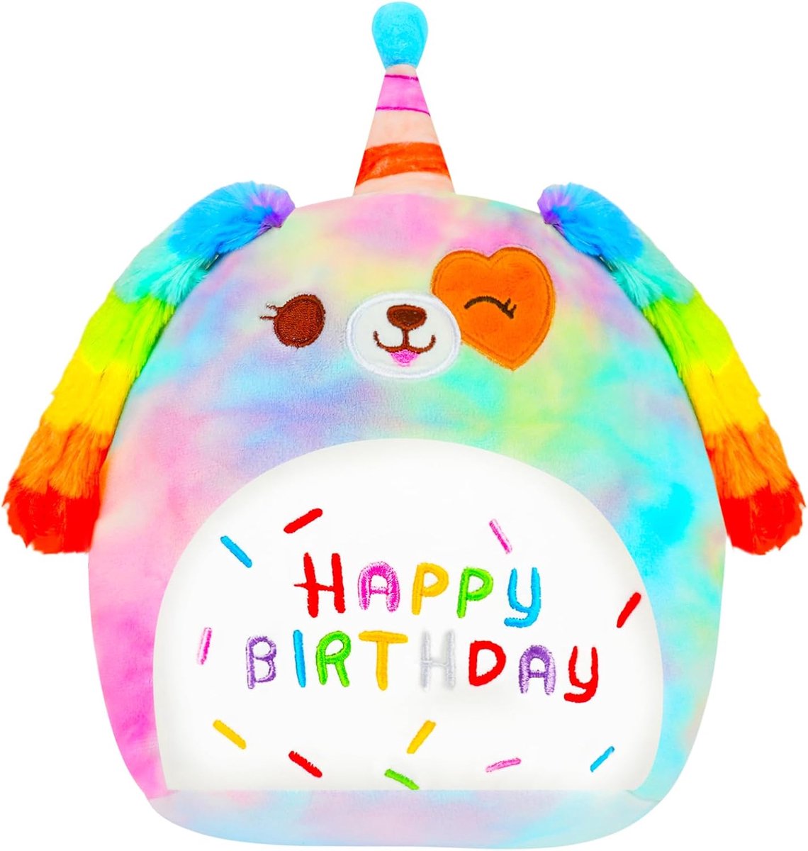 SnelShoppen - Plush Dog Cushion 25x25 cm - Zacht en Comfortabel Kussen voor Honden - Hoogwaardige Katoen Velours - Schattig Verjaardagscadeau voor Hon