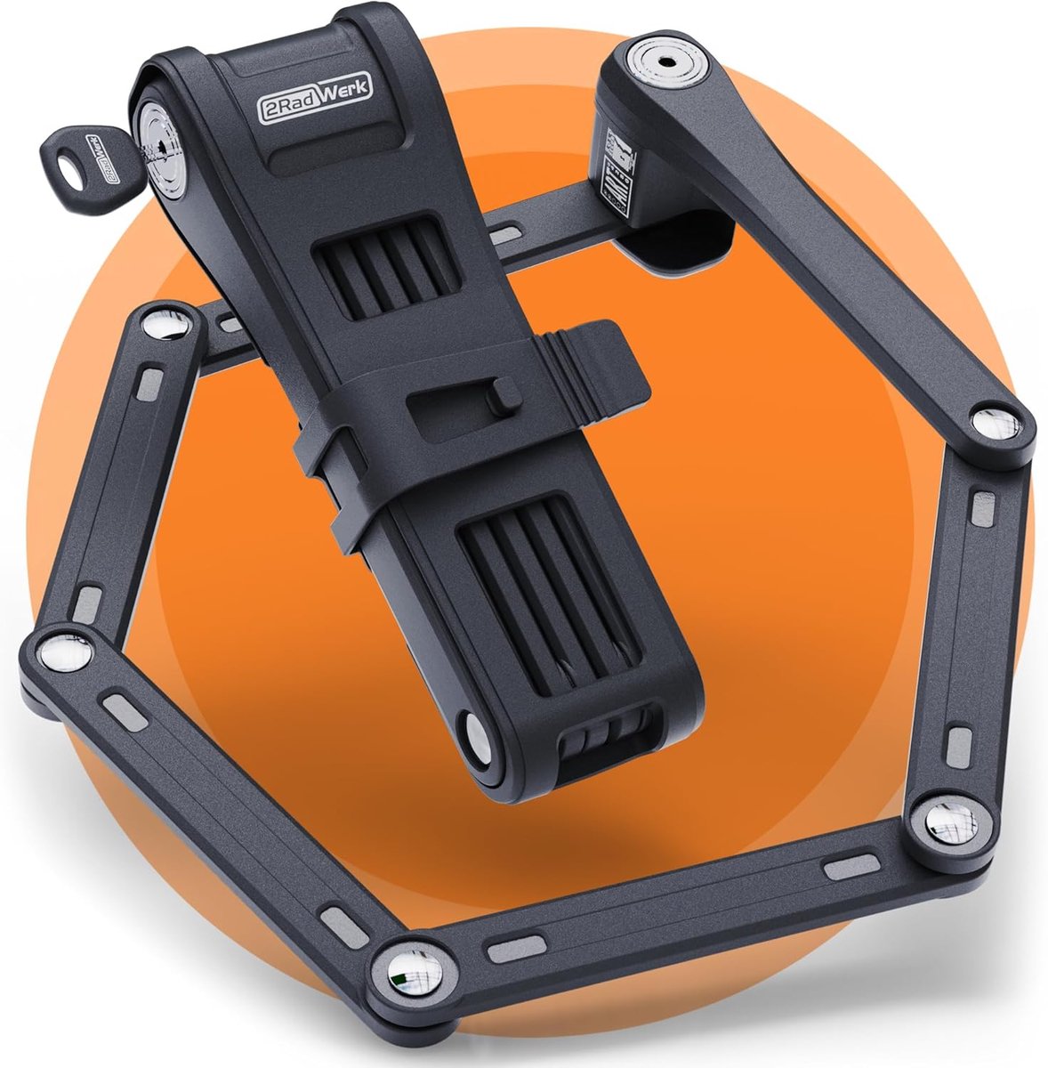 Thijox - Fietsslot Vouwslot Secure Fold Pro - ART Gecertificeerd Vouwslot met Ultra-Lock Mechanisme voor E-bike - Inclusief Houder, Stevig en Betrouwb