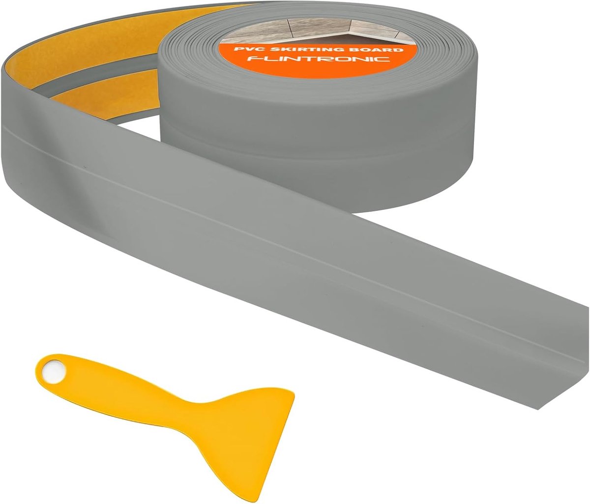 SnelShoppen - Flintronic Badkamer Sealing Tape 5m x 38mm - Zelfklevende PVC Afplaktape voor Badkuip, Keuken en Badkamer - Schimmelbestendig en Waterdi