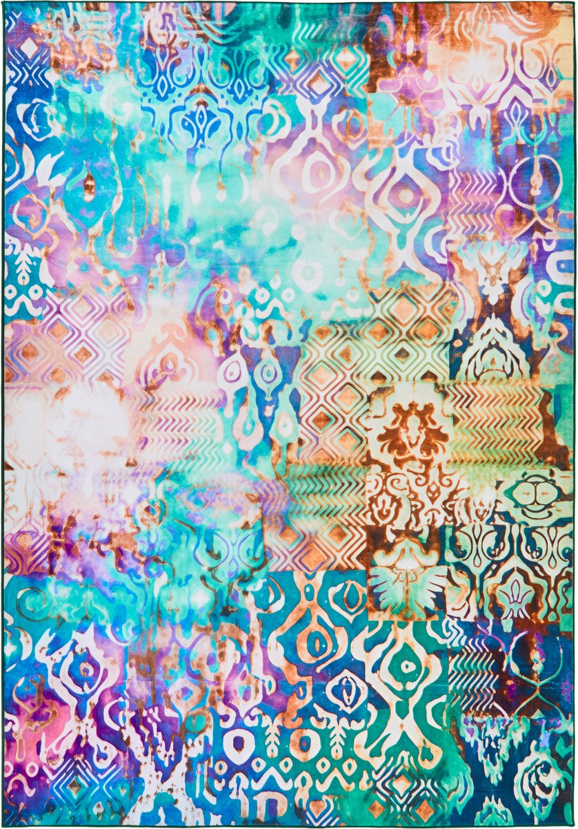 ISVANTA - Vloerkleed - Meerkleurig - 160 x 230 cm - Polyester