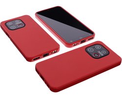 SnelShoppen - Case voor Emporia SMART 7 Lite / 7 mini / ME7 - Beschermende TPU Hoes - Rood - Schokbestendig - Smartphone Cover met Randbescherming