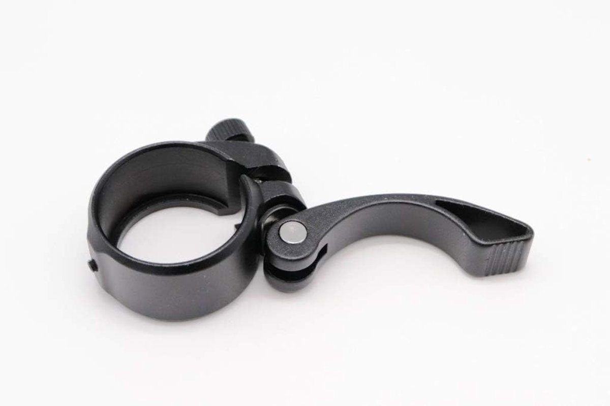 SnelShoppen - Seat Clamp 40mm Quick Release Aluminium Zadelklem voor Dahon Tern Vouwfiets - 34mm Seatpost - Geschikt voor E-bikes en Pedelecs - Zwart
