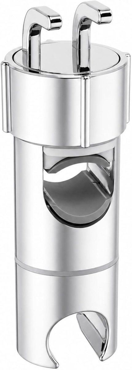 SnelShoppen - Douchehouder 18-38 mm, Draaibare Douchekophouder zonder Boren, Universele Douchekopbevestiging voor Schuifstang, Perfecte Pasvorm voor B