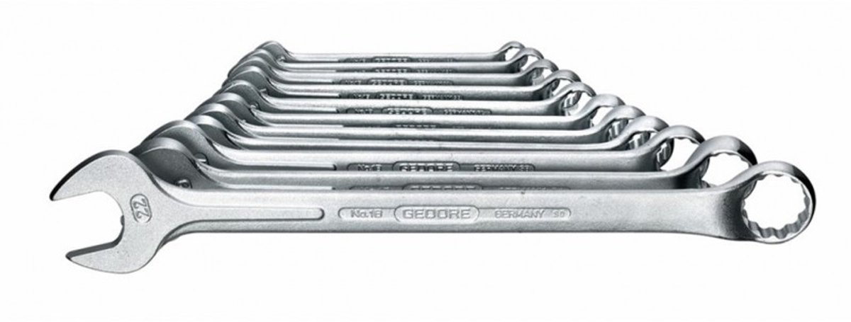 Gedore 6012250 Ring-steeksleutelset 11-delig 8 - 22 mm