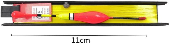Dobberset - vis dobber - hengelsport - witvis - 3 delig - albatros - dobbers - Compleet — afbeelding 2