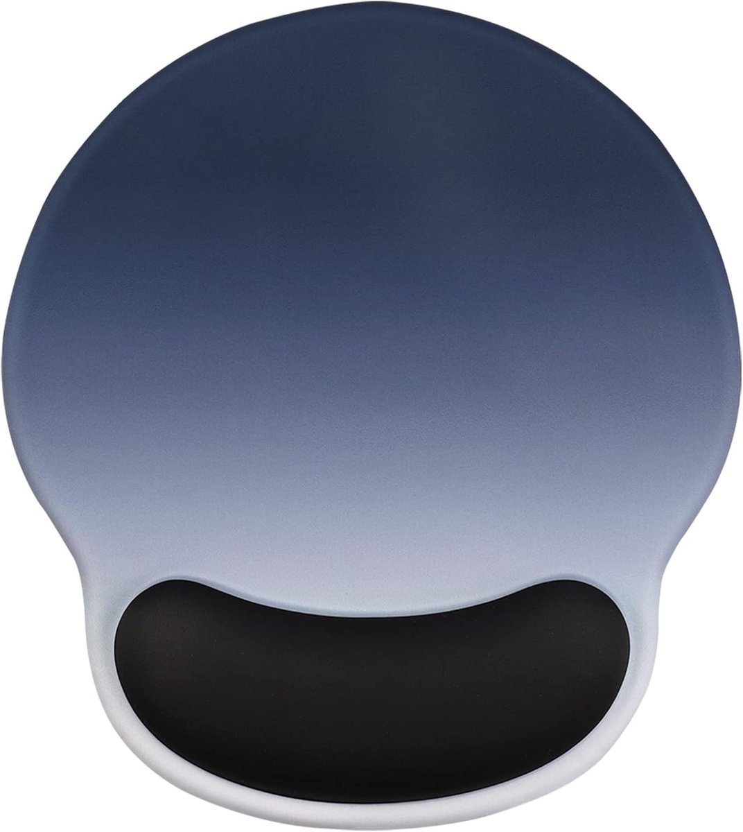 SnelShoppen - Ergonomische Gel Mouse Pad met Polssteun - Comfortabele Zwarte Muismat met Antislip Onderkant - Perfect voor Thuis en Kantoor