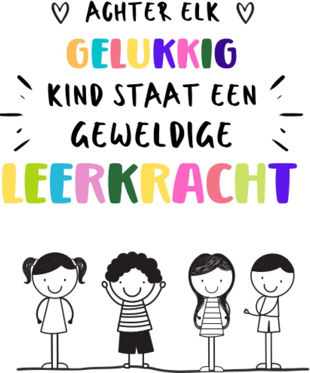 SnelShoppen - Gelijnd schrift voor leerkrachten en juffen - Bedank cadeau voor meester, juf of assistent - Origineel en persoonlijk geschenk - 15,24 x