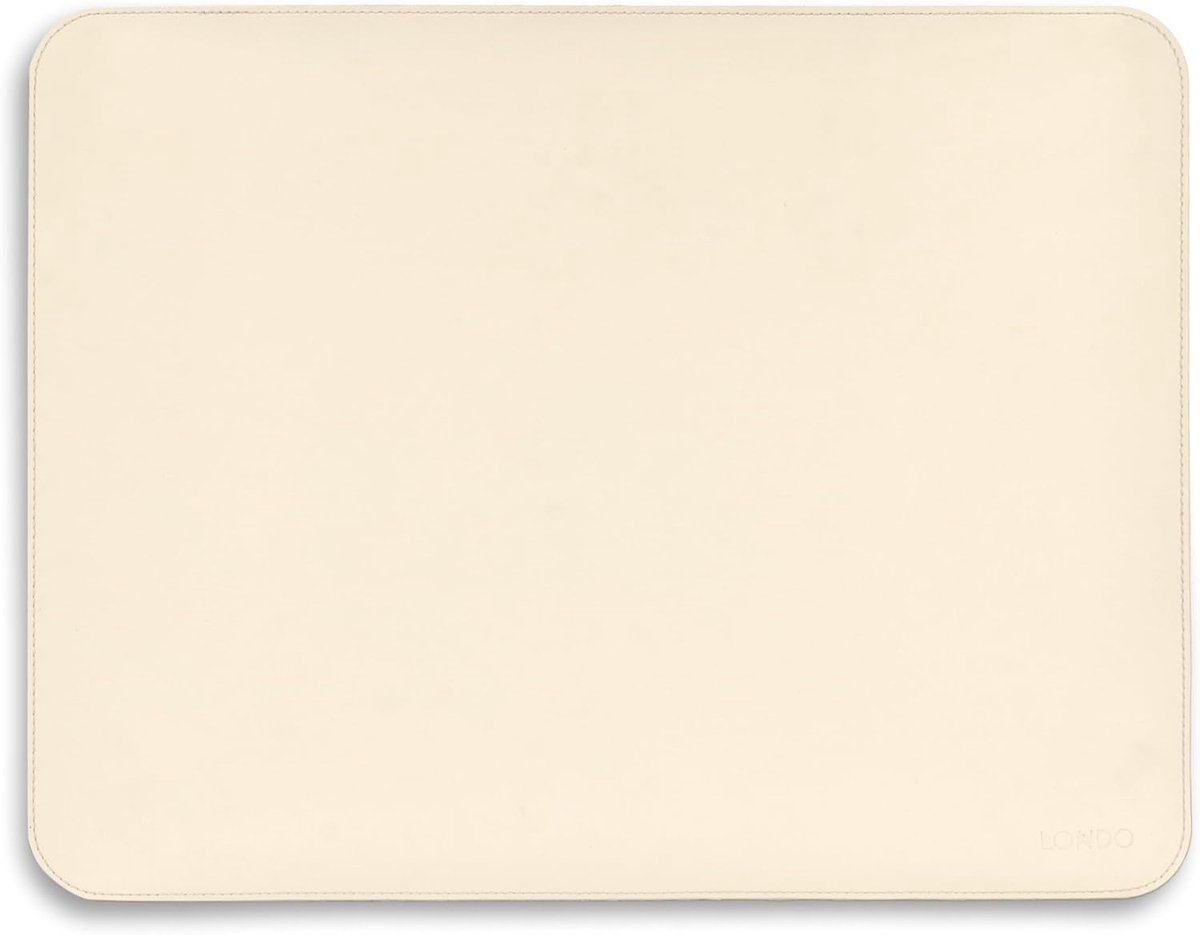 SnelShoppen - Grote PU Leren Muismat en Toetsenbord Onderlegger, 33.5 x 44 cm, Duurzaam en Professioneel, Ideaal voor Thuis en Kantoor