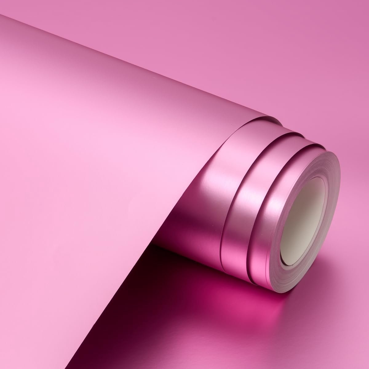 SnelShoppen - Matte Cadeaupapier 12m x 43cm | Roze Goud - Hoogwaardige Kraft Papier Rol voor Kerst, Verjaardag, Bruiloft, Geschenken