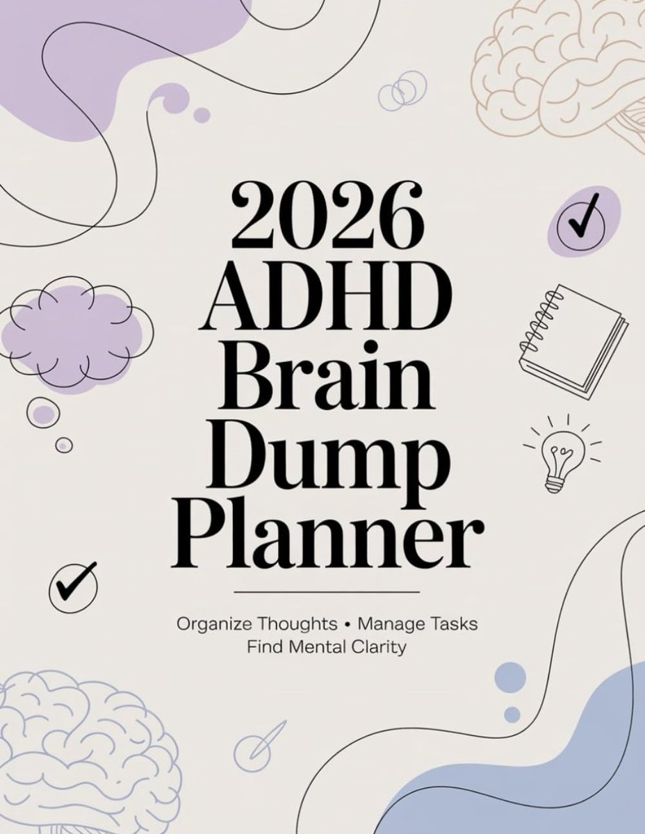 SnelShoppen - ADHD Brain Dump Planner 2026: Dagelijkse, Wekelijkse & Maandelijkse Organizer voor Focus, Mental Clarity, Taken Beheren & Gedachten Orga
