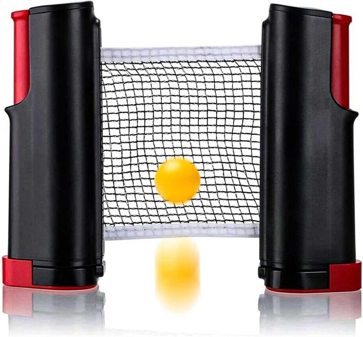 SnelShoppen - Table Tennis Nets - Verlengbare Ping Pong Net, Draagbare Tafeltennisnet voor Alle Tafels, Ideaal voor Feesten, Tuin, Kinderen, Binnen en