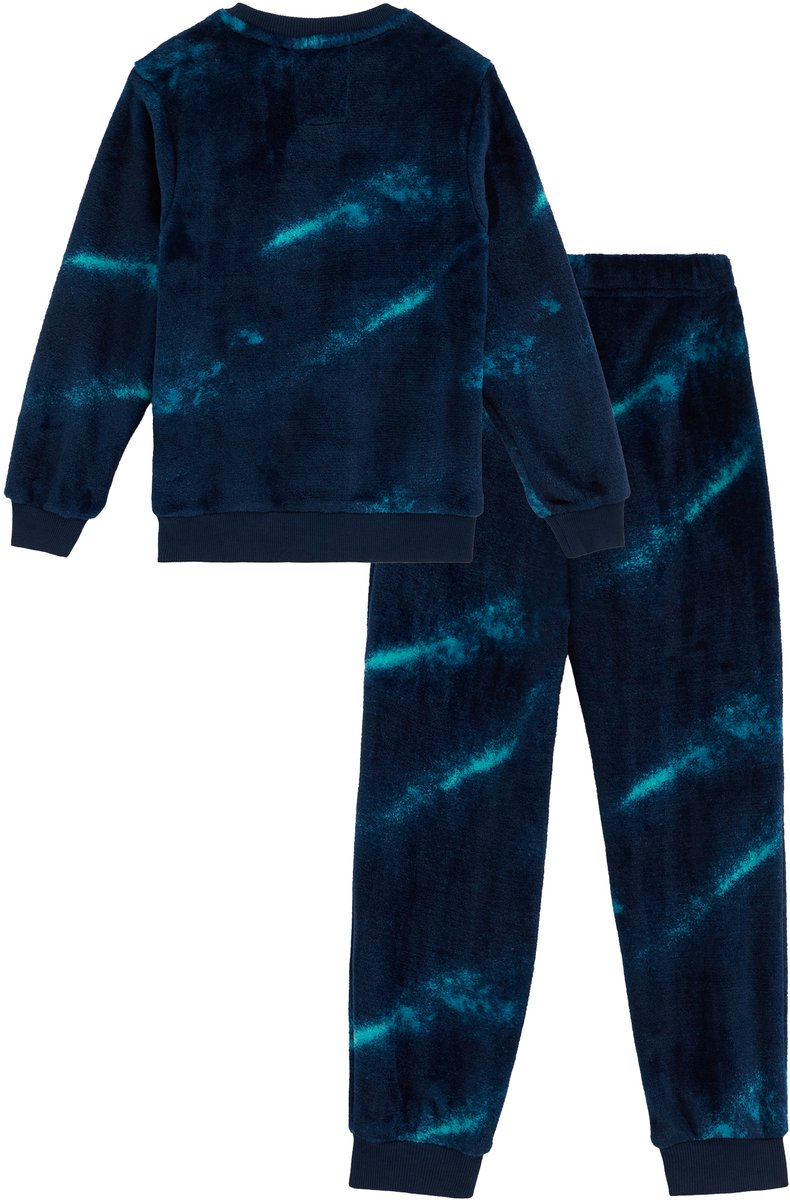 WE Fashion Jongens fleece pyjama met print