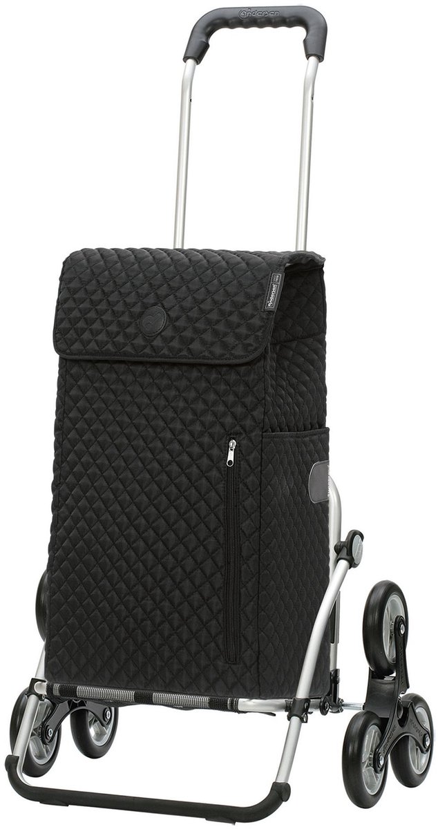 Andersen Shopper Treppensteiger Royal Shopper Lissa Winkelwagen 58 cm - 42 L - schwarz