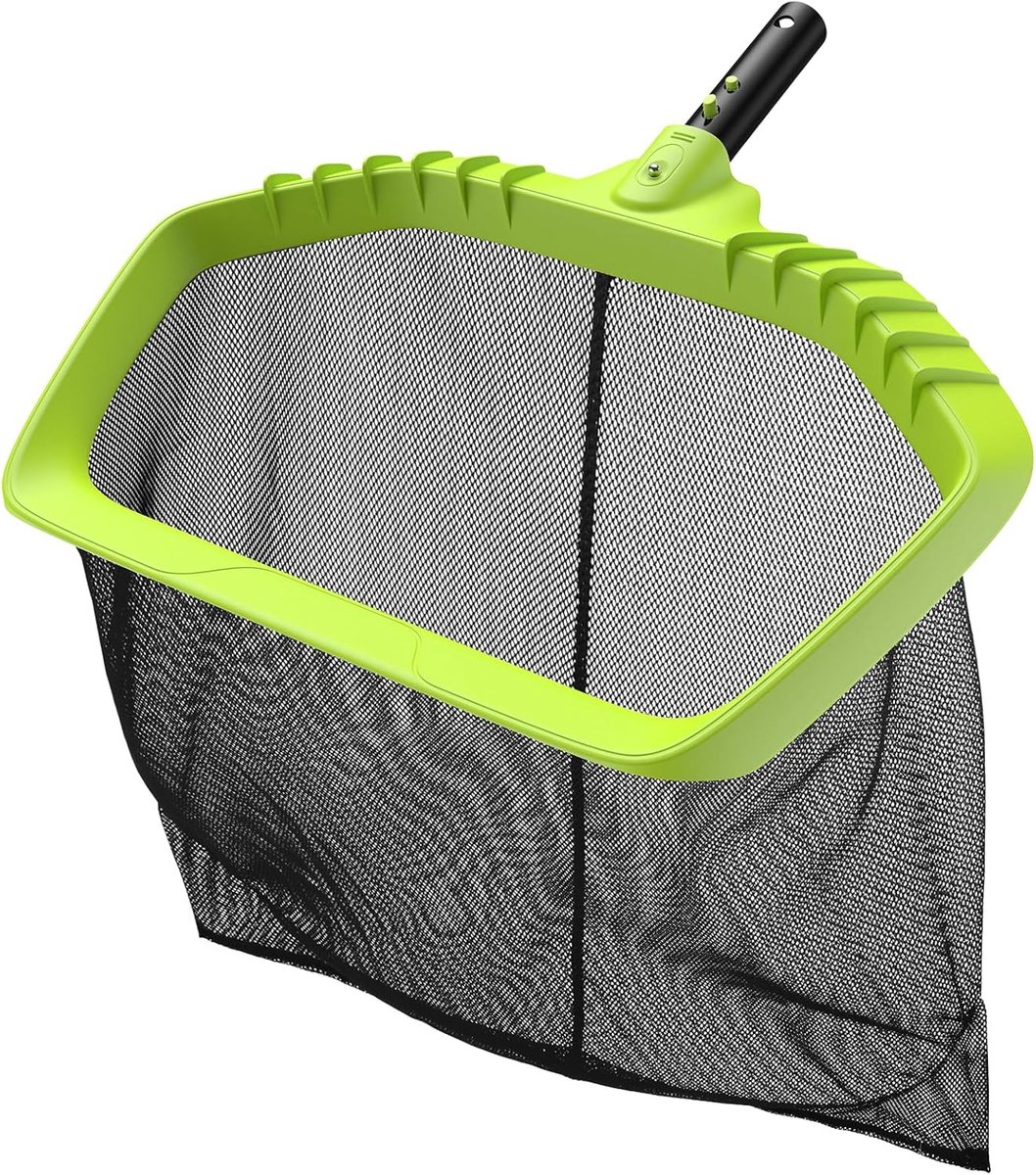 SnelShoppen - Zwembad Landing Net, Diepe Schepnet voor Bladeren, Groot Net zonder Telescoopstok, Stabiel en Efficiënt voor Onderwaterreiniging