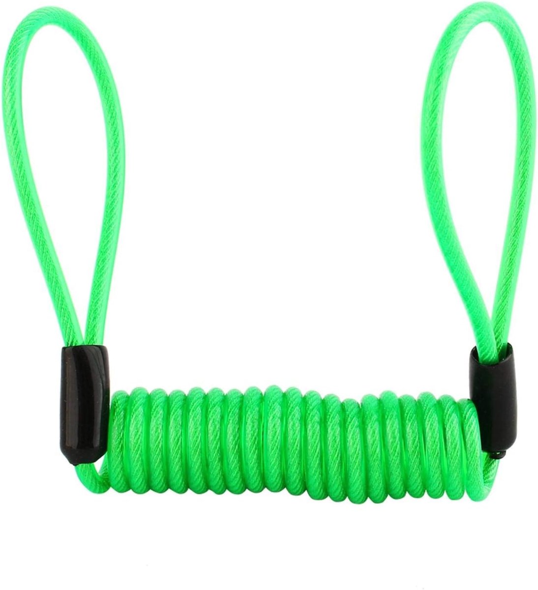 SnelShoppen - 1,2 m Groene Schijf Slot Alarm Lock Kabel voor Scooter Motorfiets Fiets Diefstalbeveiliging met Remschijf Slot en Veiligheid Reminder