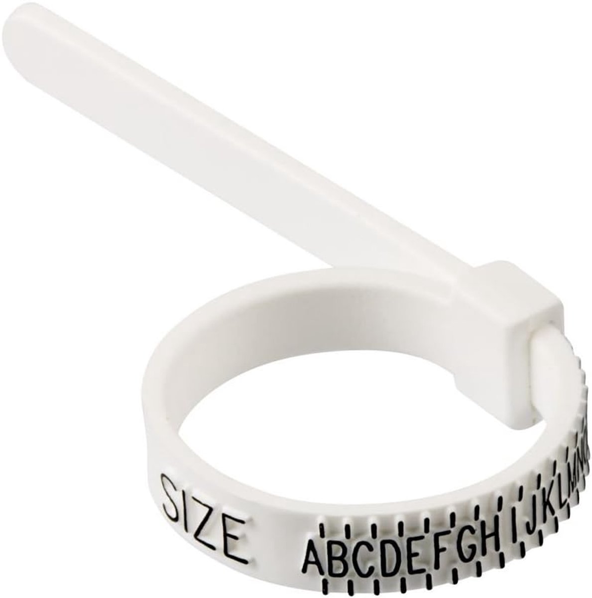 SnelShoppen - Ringmaatmeter UK A-Z - Precisie Ringgrootte Maten voor Mannen en Vrouwen - Inclusief Ringmaatgids en Matenoverzicht - Perfect voor Trouw