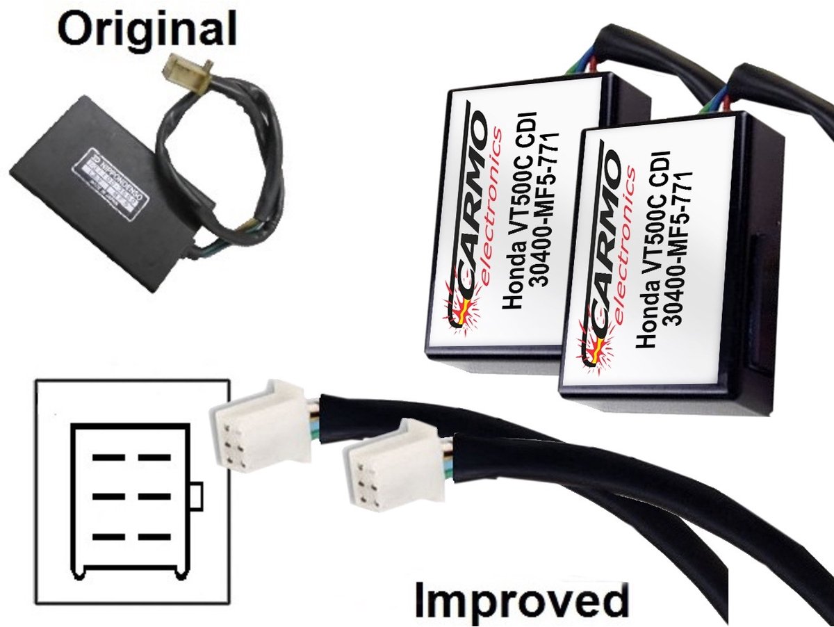 Carmo CARI-HO-VT500-MF5-2 Honda VT500 V30 - ontsteking CDI ECU TCI