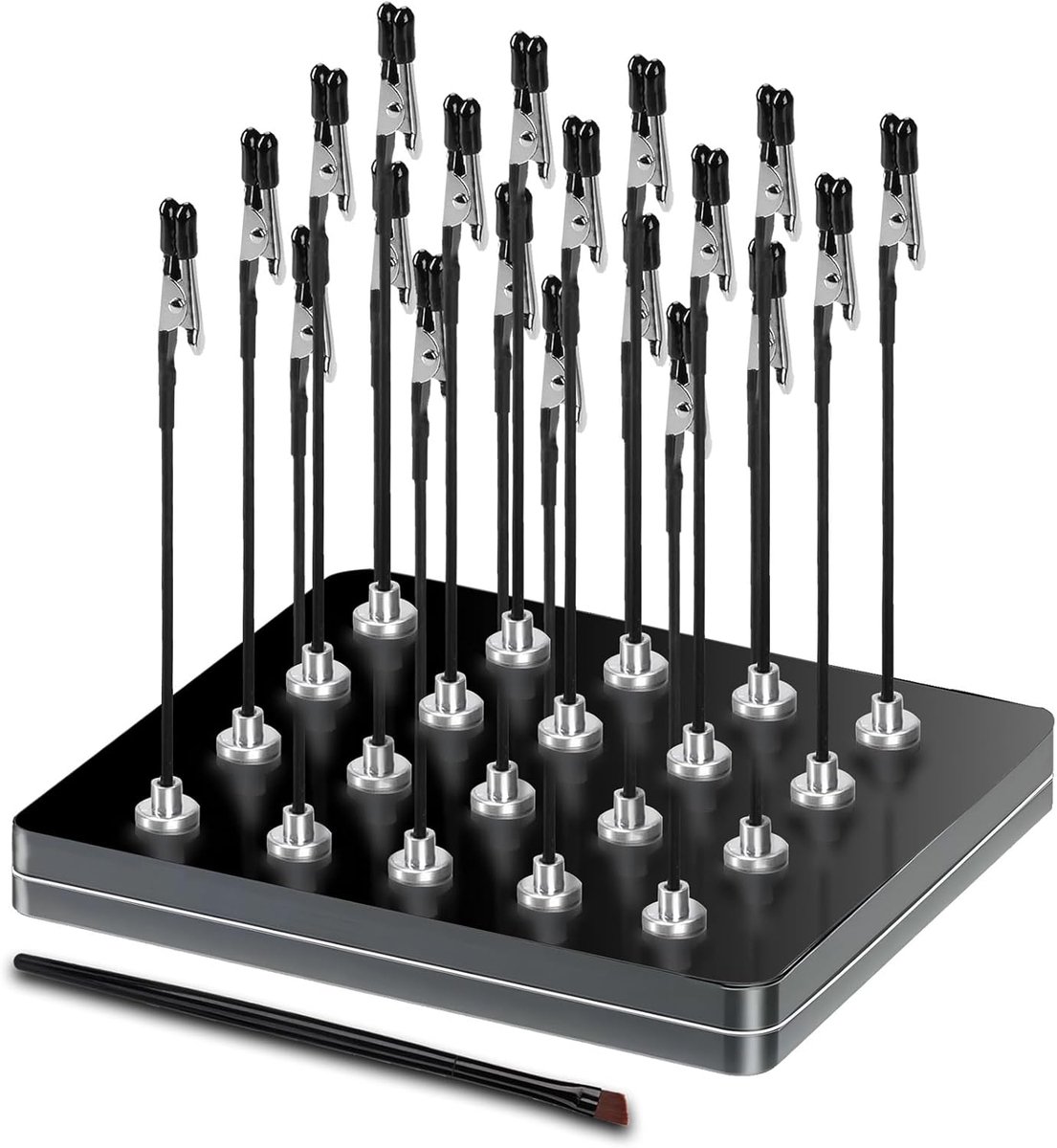 SnelShoppen - Third-Hand Soldering Tool met Krokodillenclips en Magnetische Basis, 20x Flexibele Solderingshulp voor Elektronica, Modelbouw en Creatie