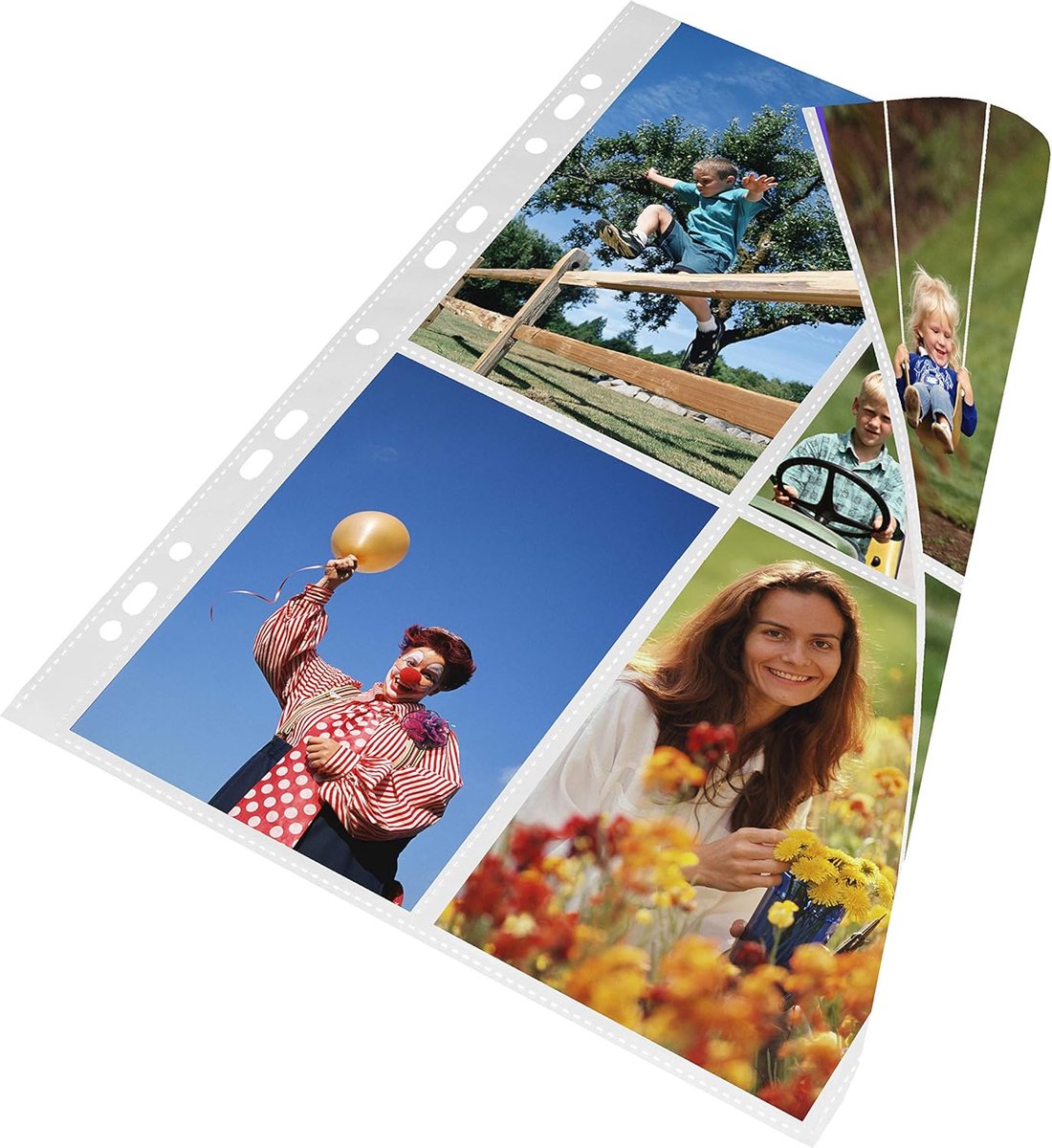 SnelShoppen - Photo covers wit 100 stuks 10x15 cm staand formaat, plasticvrij, extra bescherming, ideaal voor fotoalbums, presentaties, en meer