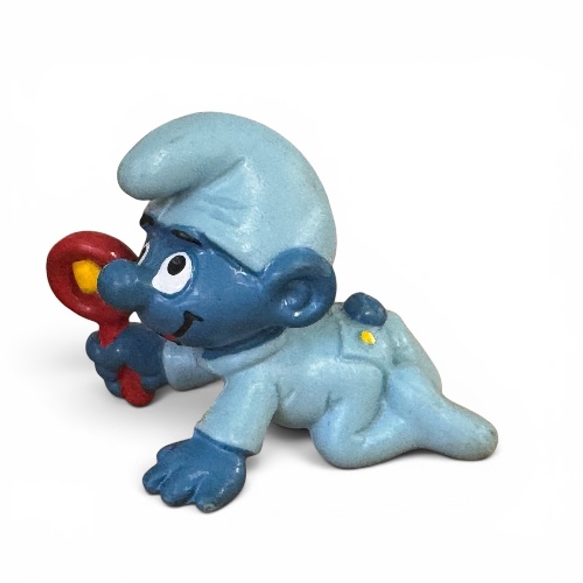 Blauwe baby smurf figuurtje - De smurfen, 4,5 cm - Schleich - De smurfen speelfiguurtje