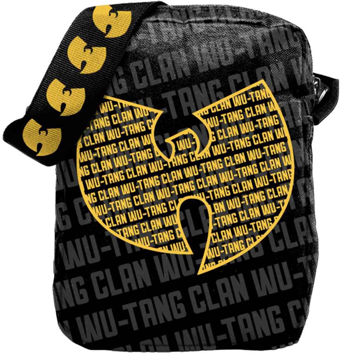 Rocksax WuTang Clan - Triumph Crossbody tas - Zwart/Geel
