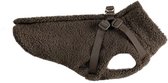 Dogs&Co Teddy Hondenjas Coffee Maat XL - Ruglengte 42 cm en Borstomvang 60 cm