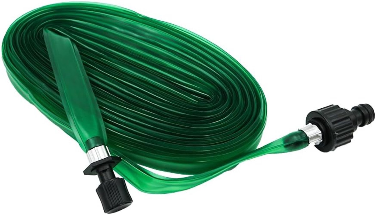 SnelShoppen - Sprinkler Tuinslang 15m - Flexibele Waterbesproeiing voor Tuin, Gazon en Achtertuin - Lekvrije Slang met Regen Effect voor Efficiënt Wat