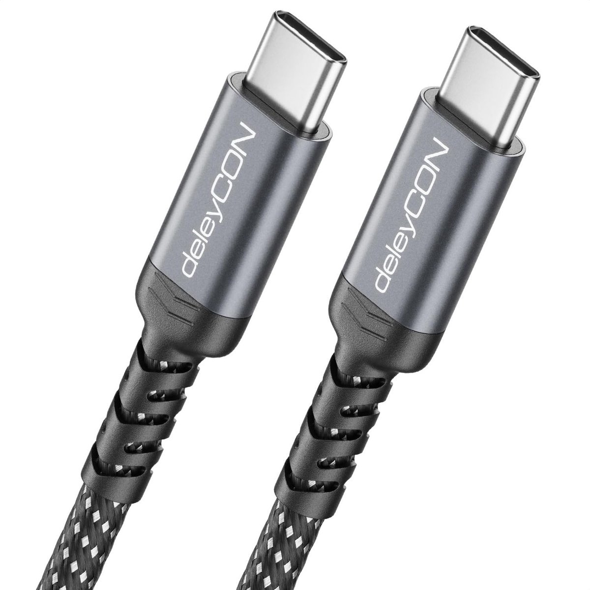 SnelShoppen - 240W USB-C Kabel 2m PD 3.1 Snelle Oplaadkabel 20Gbps Data Kabel 4K@60Hz voor Smartphone Tablet Laptop PS5 iPhone 17 16 Pro Max Galaxy A1