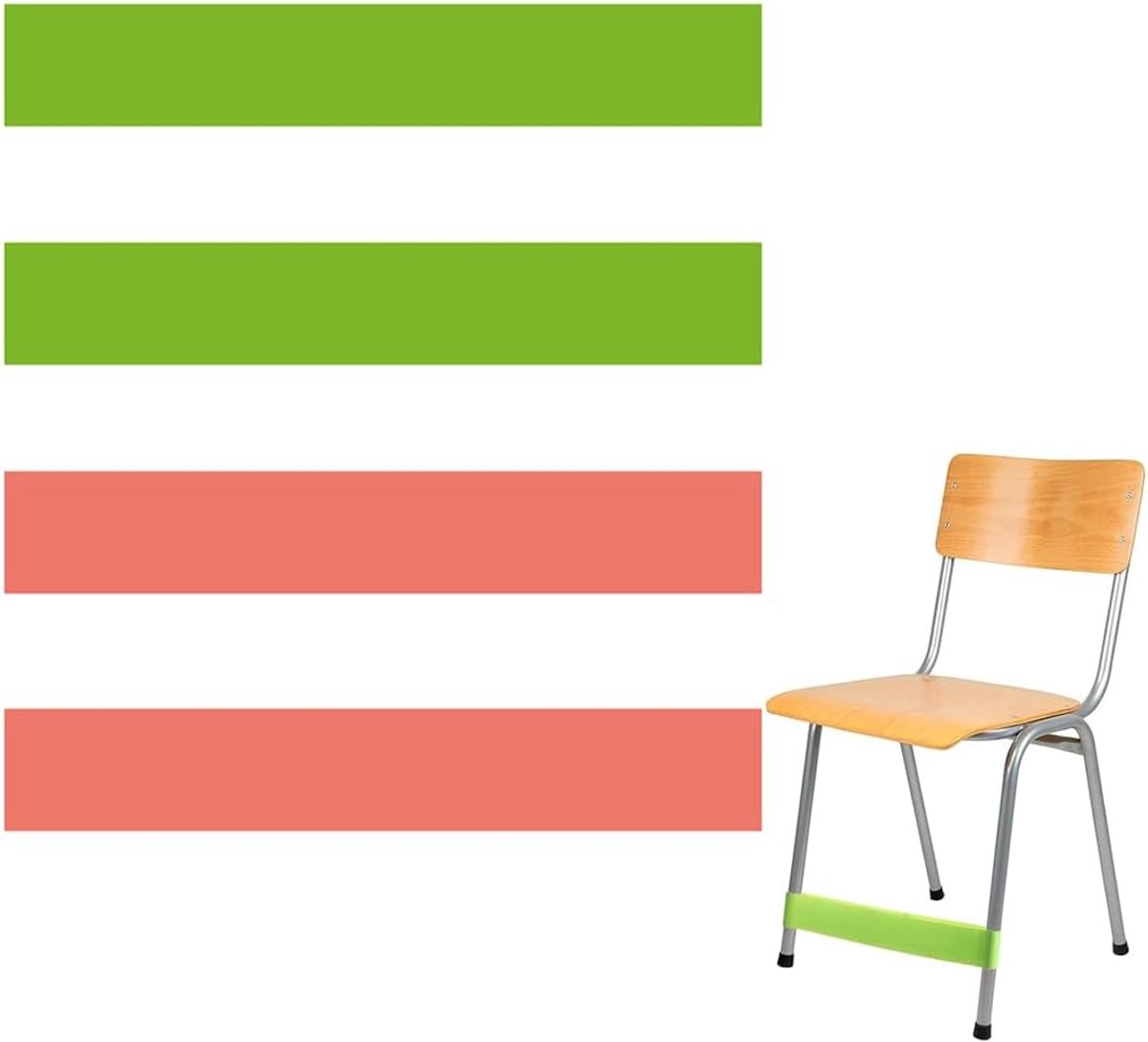 SnelShoppen - Pack van 4 Elastische Bands voor Kinderstoelen, ADHD Stoelen, Rekbare Voetbanden, Natuurlijke Latex, Sterk en Robuust, Perfect voor Thui