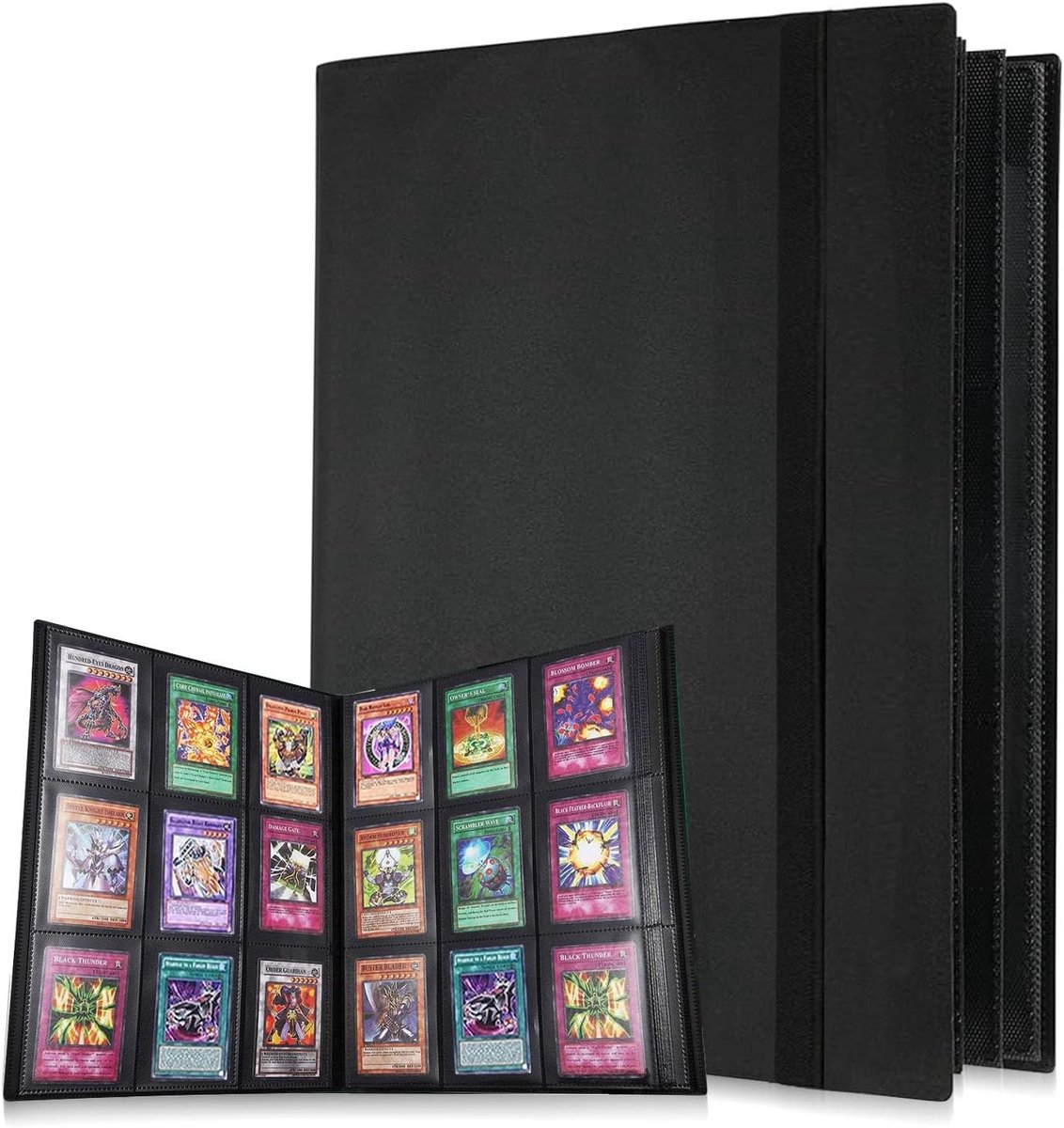 SnelShoppen - Trading Album Card Holder - 30 Pagina's, 540 Compartimenten - Hoogwaardige PP Materiaal - Perfect voor Kinderen en Verzamelaars - Waterd