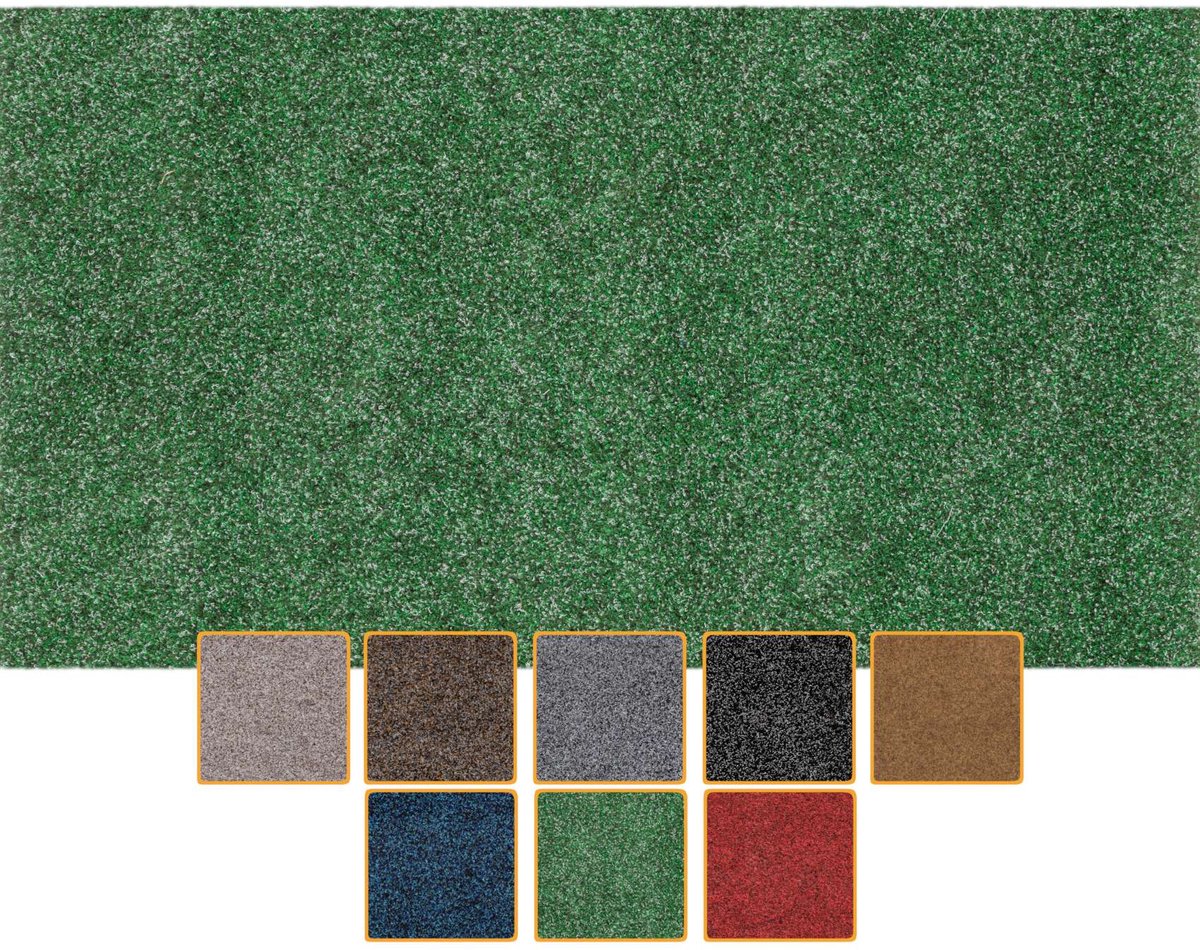 ANRO Deurmat Groen 100x50cm – Schoonloopmat Antislip Wasbaar Voordeur Hal Binnen & Buiten Op Maat