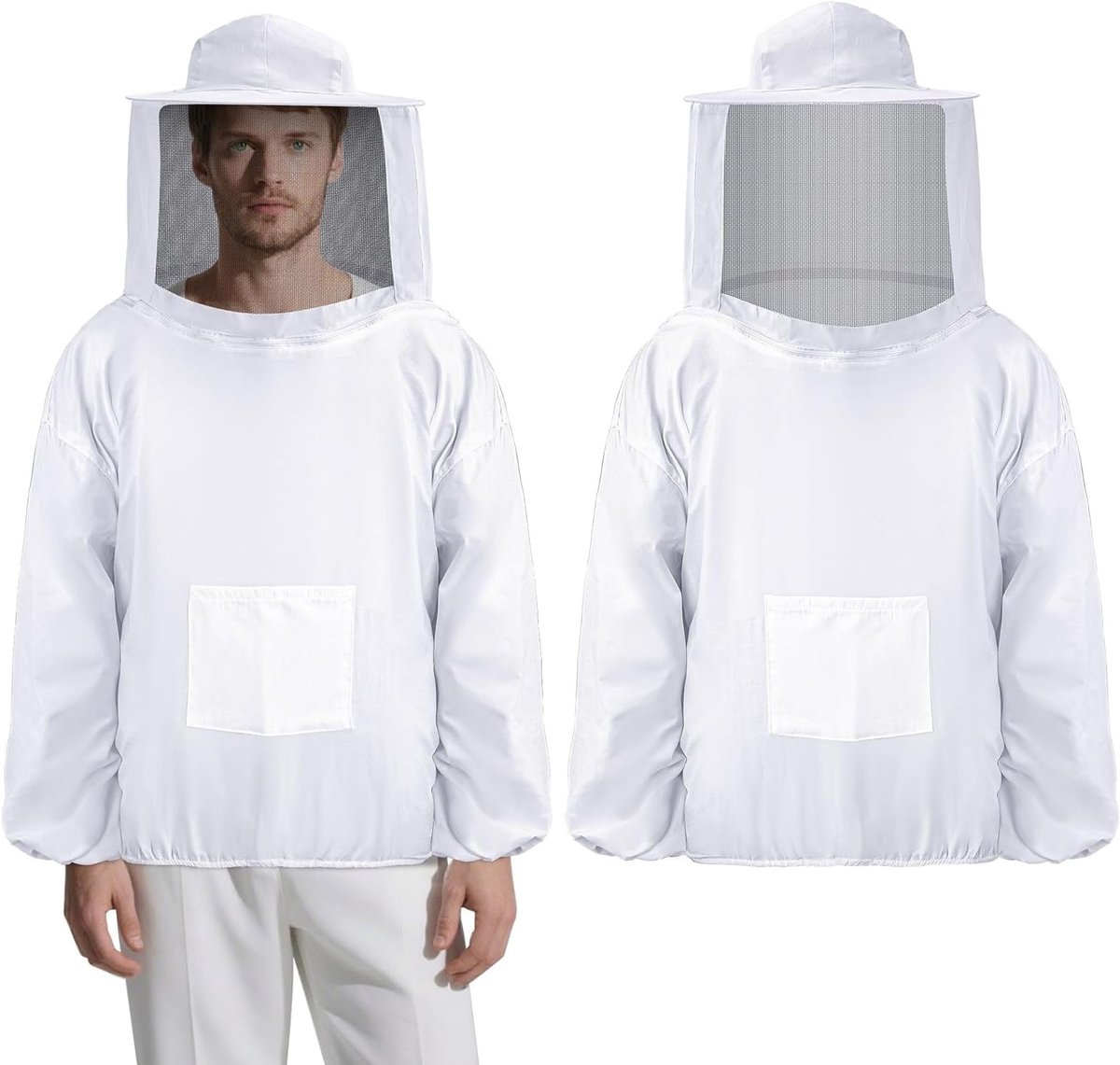 Imkerpak voor Halloween - 2 stuks imkerkostuum met sluier voor cosplay - Bijenfeestkostuum voor mannen en vrouwen, perfect voor themafeesten en verkleedpartijen
