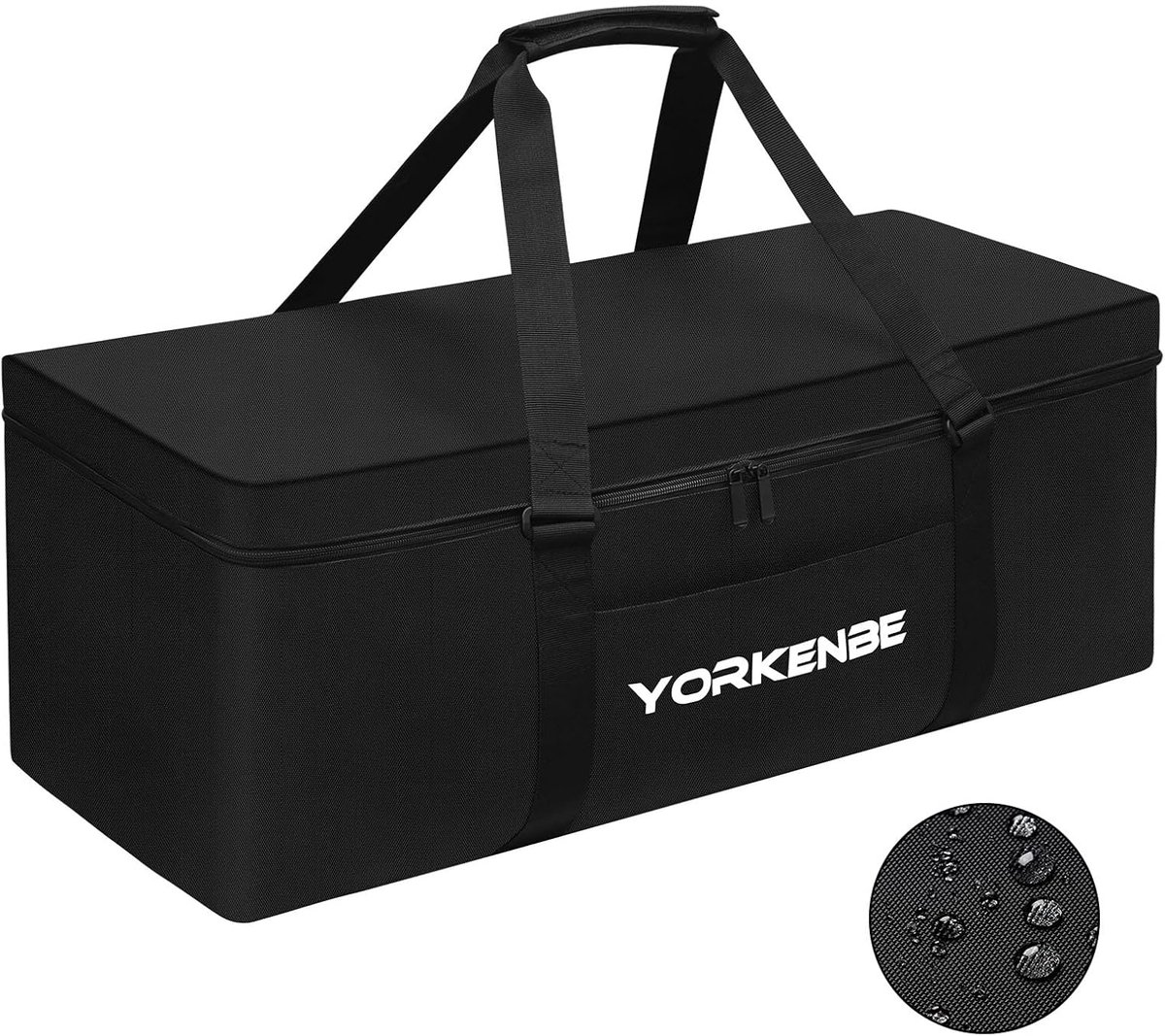 SnelShoppen - Camping Tent Bag - Ruime Opbergzak met Draagriem - Duurzaam Oxford Ripstop Stof - Tent Tas voor Buitenactiviteiten - 72 x 28 x 28 cm - W