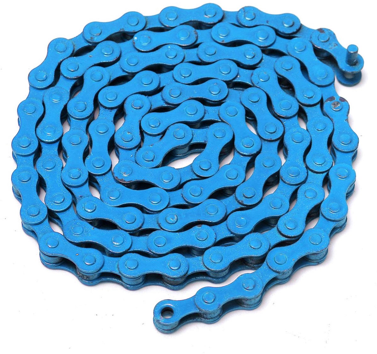 SnelShoppen - Kleurvolle Fiets Ketting 1/2 x 1/8" 96 Schakels Enkelvoudige Snelheid MTB BMX Fiets Sport Sky Blauw