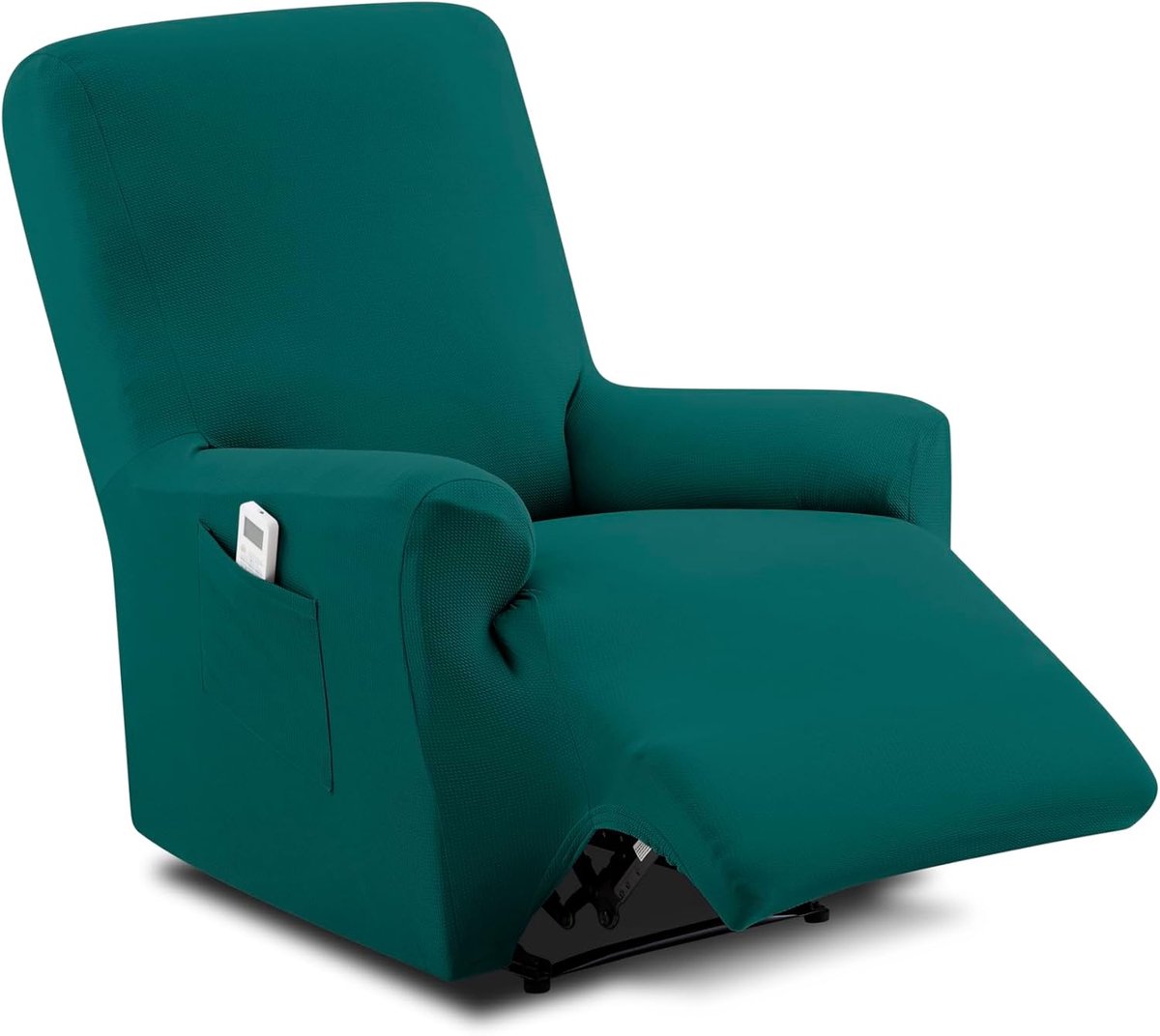 SnelShoppen - Relax Chair Cover/Recliner Cover - Elastische Stoelhoes 70-100 cm - Wasbaar - Beschermhoes voor Relaxfauteuil - Donkergroen - Perfecte P