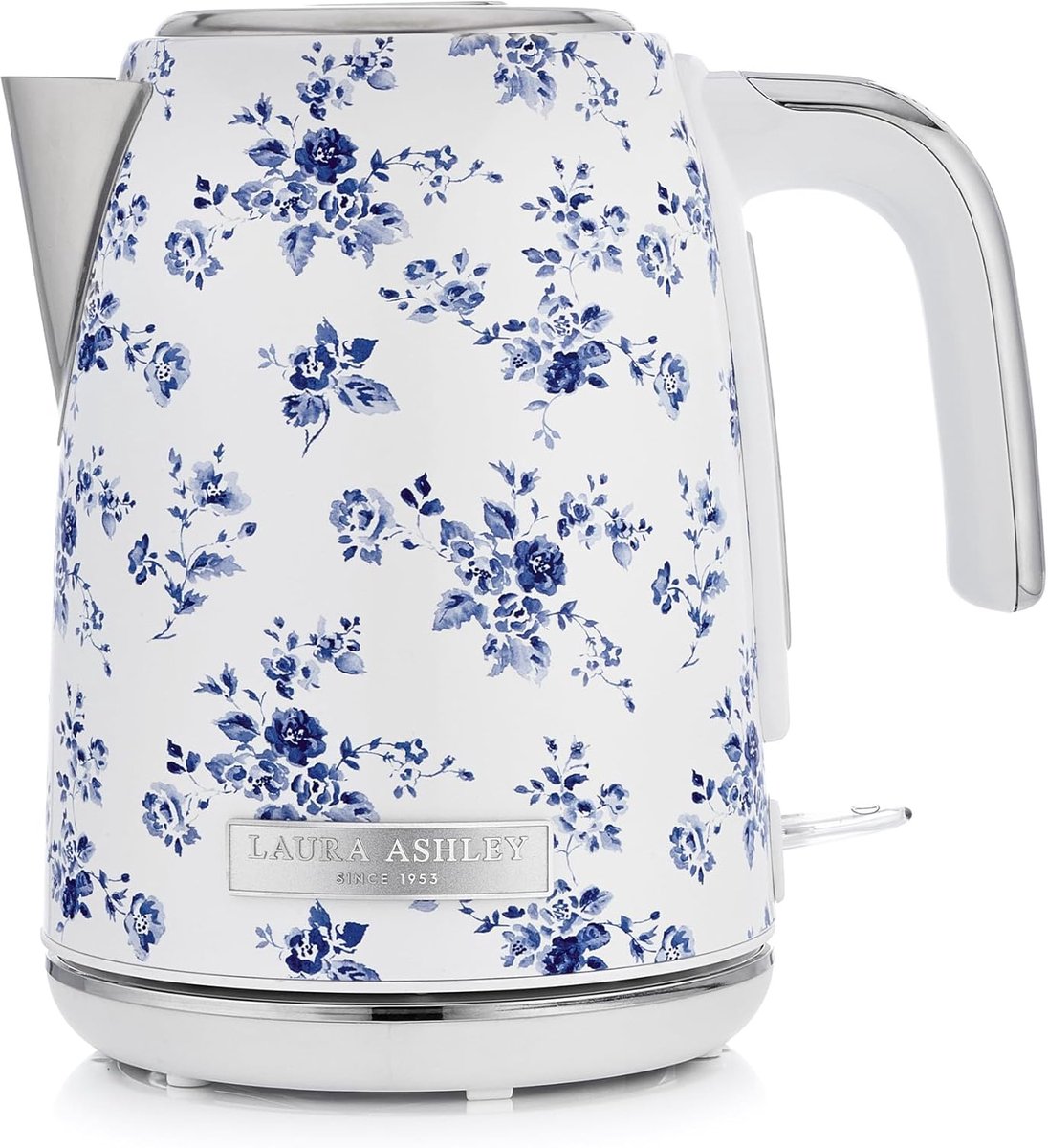 Thijox - Draadloze Waterkoker 1.7 Liter Hoge Capaciteit, 2.2 kW Snelkookfunctie, Roestvrijstaal, China Rose, Ideaal voor Keuken en Koffie- en Thee Lie