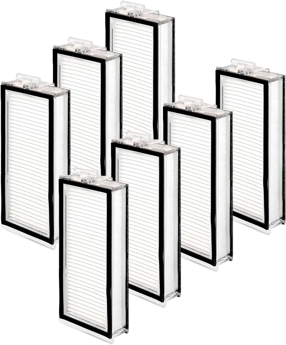 Ultra HEPA Filter Set voor Robotstofzuigers - Vervangfilters voor Q5 Max+, Q5 Pro, Q8 Max en meer - 7 Stuks, Hoogwaardige Luchtfilter, Duurzaam en Efficiënt