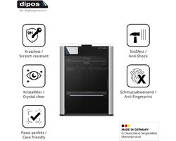 dipos – 2x Pantserfolie geschikt voor Bambu Lab H2S | 9H Screenprotector