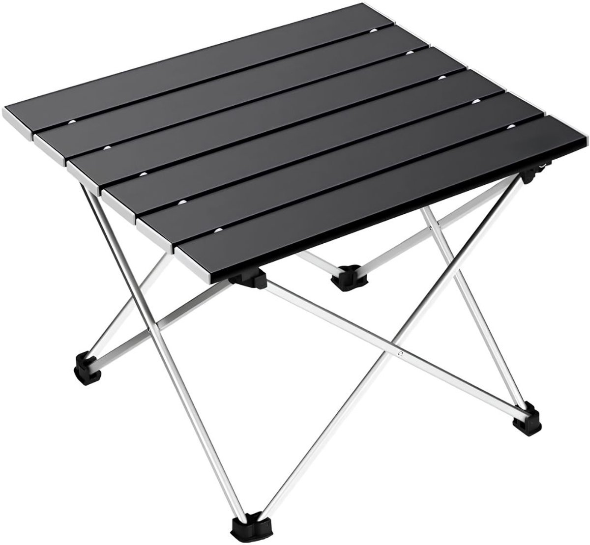 JCP® Campingtafel - Draagbare Campingtafel - Lichtgewicht Klaptafel - Zilver - 40cm x 35cm x 32cm