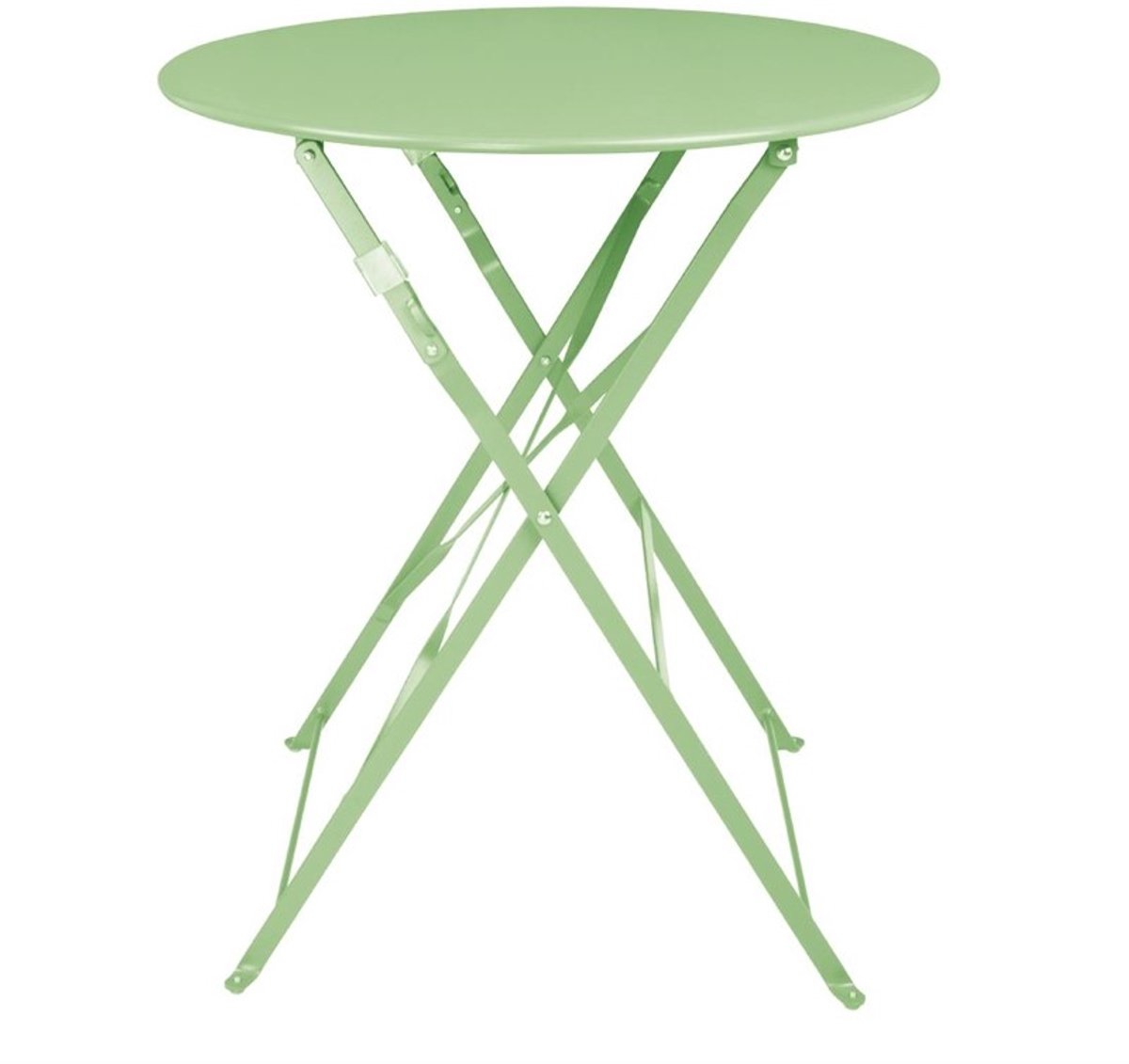 Bolero Stalen Klaptafel Rond Lichtgroen 595mm - Bolero FT272