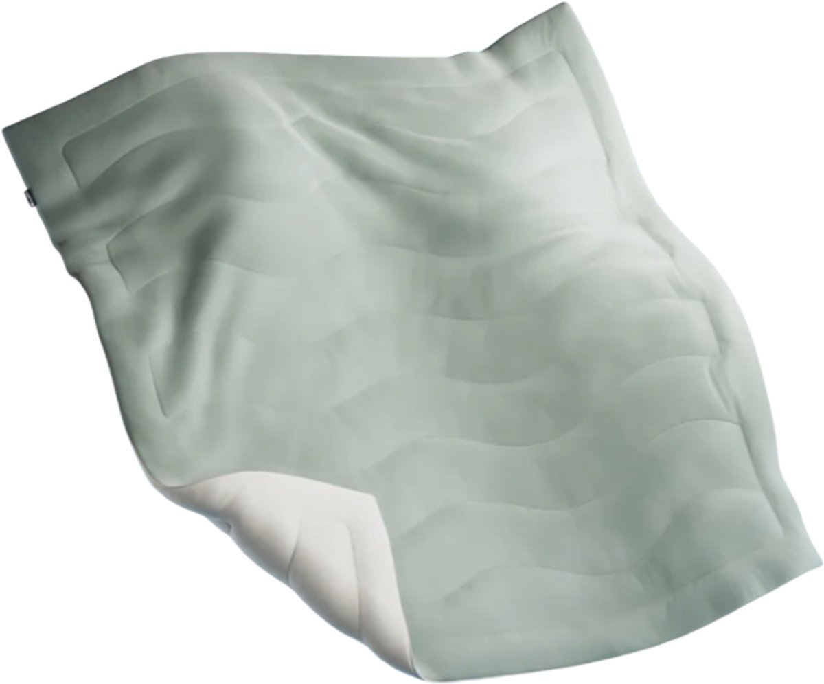 Cloudpillo Koeldeken - Cooling Deken 200x200 cm - Sage Green - Dubbelzijdig Verkoelend - Zomerdekbed Zonder Overtrek - Altijd Koel Slapen