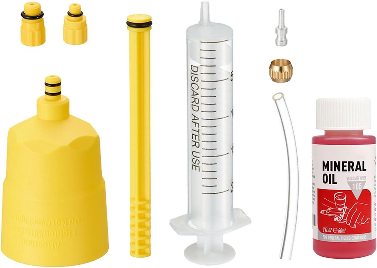SnelShoppen - Hydraulic Disc Brakes Bleed Kit - Professionele Fietsrem Bleed Kit - Hoogwaardige Hydraulische Remmen Onderhoud - Voor Fietsen en Mounta