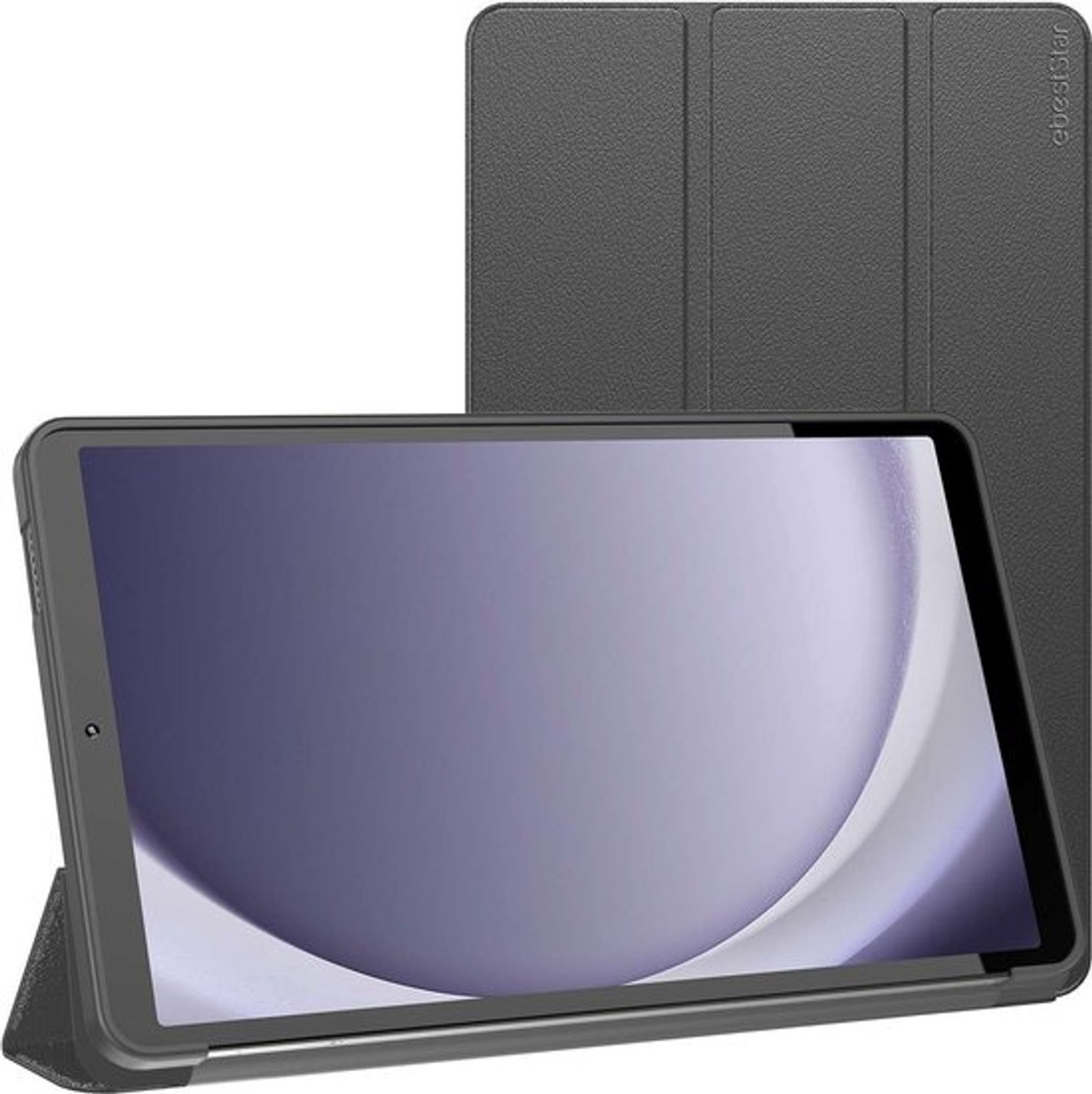 ebestStar - Hoes geschikt voor Samsung Galaxy Tab A9 8.7 (2023) SM-X110, Slimme Hoes met Magnetische Flip Bescherming, Siliconen, Zwart
