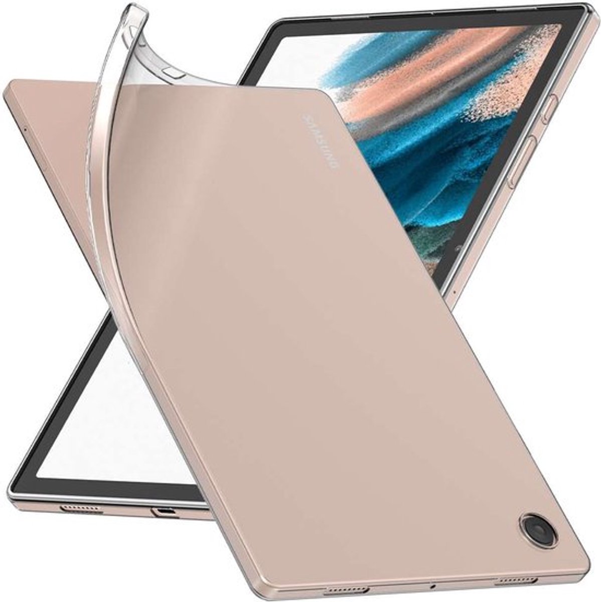 ebestStar - Hoes geschikt voor Samsung Galaxy Tab A8 10.5 (2021) SM-X200 X205, Back Cover, Beschermhoes anti-luchtbellen hoesje, Transparant