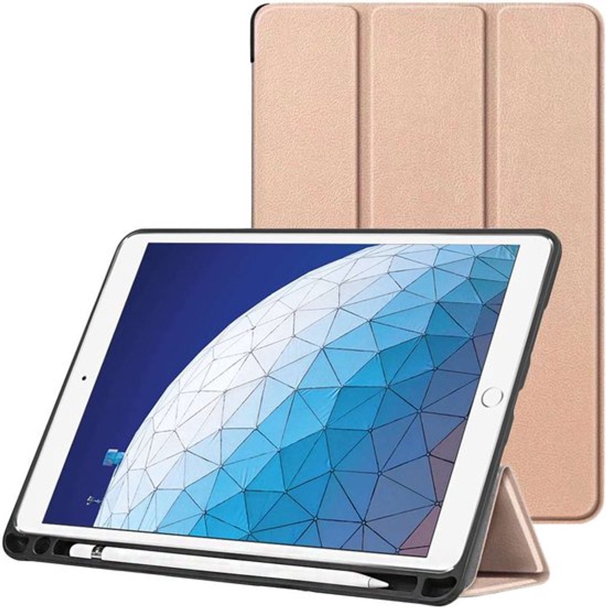 ebestStar - Hoes geschikt voor iPad Air 3 2019 10.5 Apple, Slanke PU Lederen Etui met Pennenhouder, Automatische Slaap/Wake, SmartCase hoesje, Goud