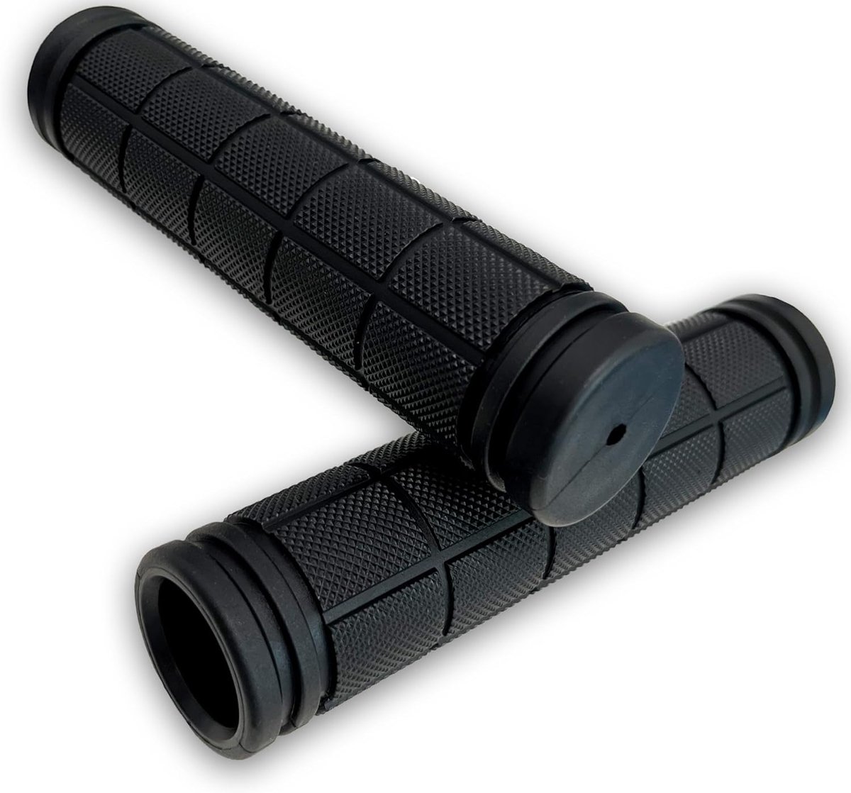 SnelShoppen - MTB Handvat Grips - Non-Slip Zacht Voor Fietsen - 120 mm - Voor Tandem, Mountain Bike, BMX, Stadsfiets, Scooter - Vrij van Giftige Stoff
