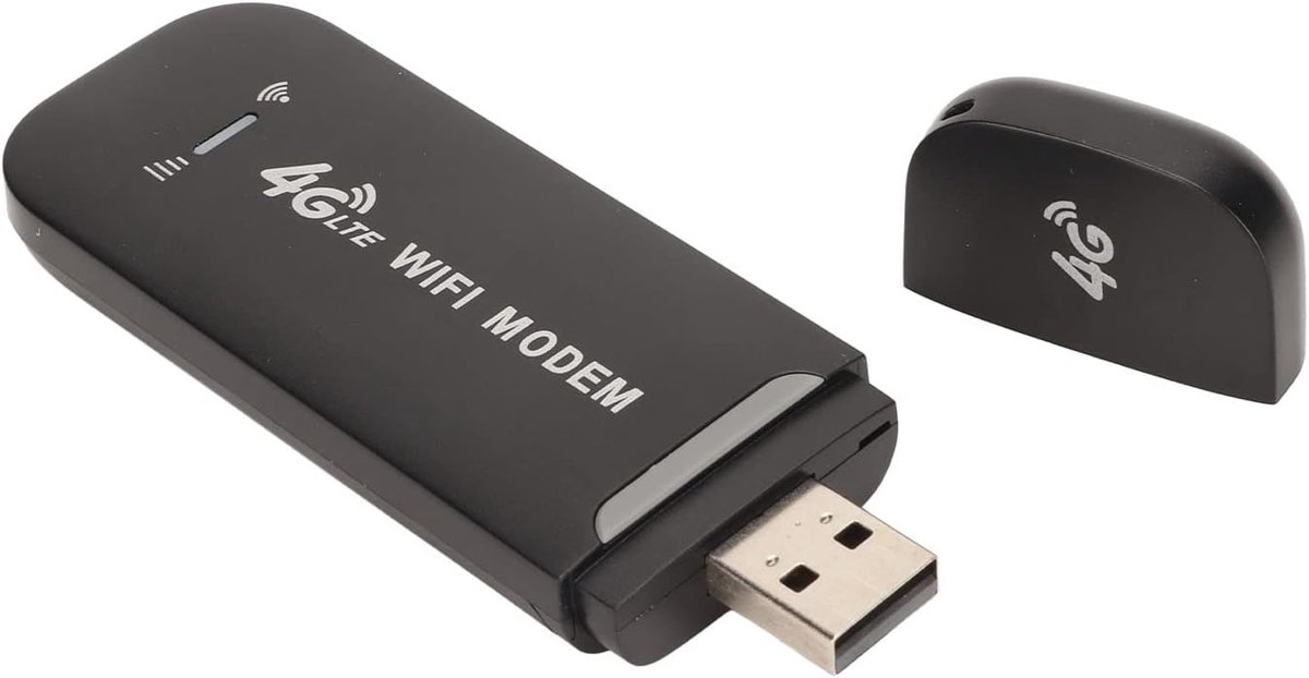 Thijox - USB WiFi-adapter 2.4G Draadloze Netwerkadapter voor Pc-desktop, 4G LTE USB WiFi-dongle, 150 Mbps, Ondersteuning voor 10 Gebruikers, Ideaal vo