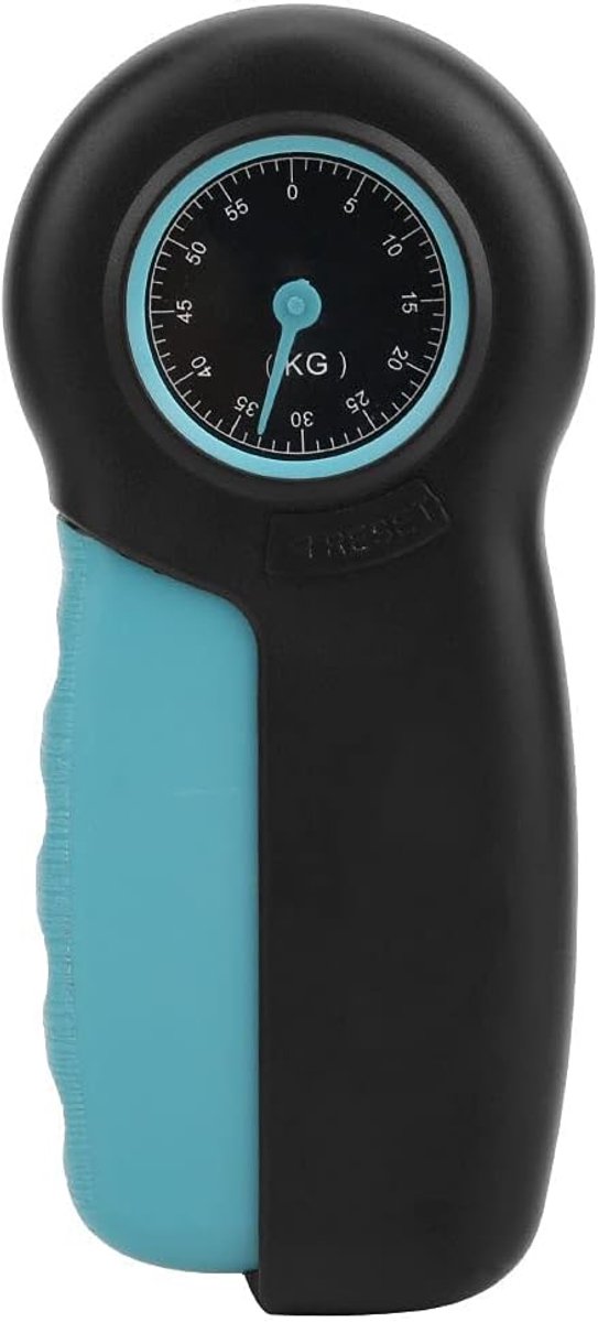 SnelShoppen - Digitale Hand Dynamometer, Handkrachtmeter met GROOT Display, ABS Materiaal, Blauw/Zwart, Ideaal voor Handtrainer en Krachttraining